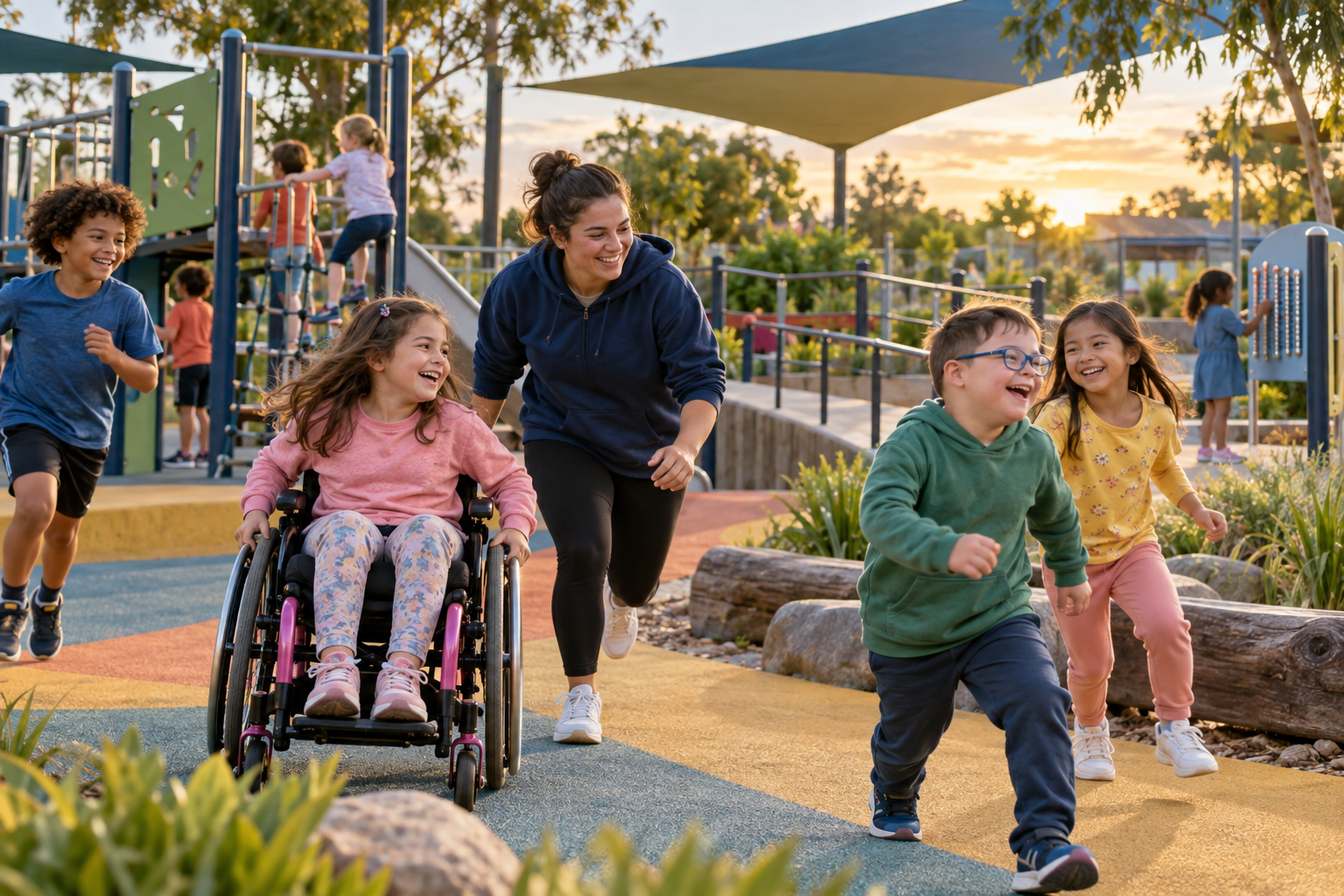 An illustrative inclusive playground activity